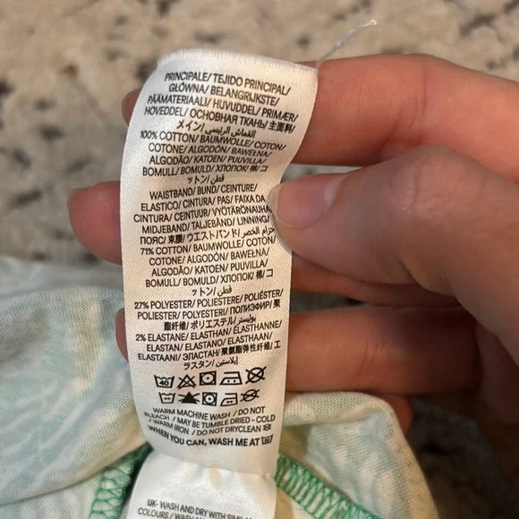 Mini Boden Green and Blue Mermaid Skort Sz 8-9Y - Picture 5 of 5